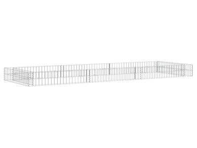 vidaXL gabioon-taimelava, tsingitud teras, 300 x 100 x 20 cm