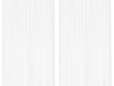 vidaXL nöörkardinad 2 tk, 140 x 250 cm, valge