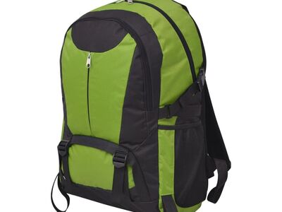 vidaXL matkakott 40 l, must ja roheline