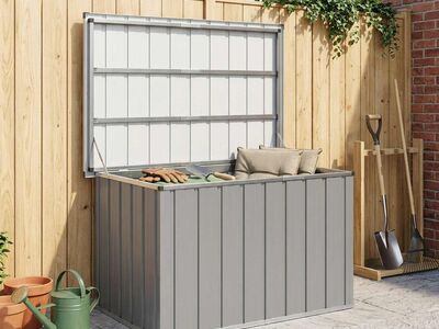 vidaXL aia hoiukast, hall, 109 x 67 x 65 cm