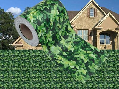 vidaXL privaatsusriba PVC 35 x 0,19 m roheline
