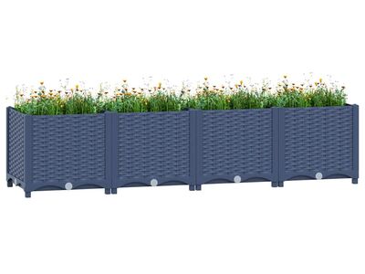 vidaXL taimekast 160 x 40 x 38 cm, polüpropüleen