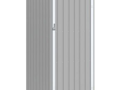 vidaXL aiakuur, hall, 87 x 98 x 159 cm, tsingitud teras