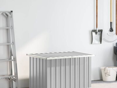 vidaXL aia hoiukast, hall, 109 x 67 x 65 cm