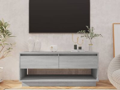 vidaXL telerikapp, hall Sonoma, 102x41x44 cm, tehispuit