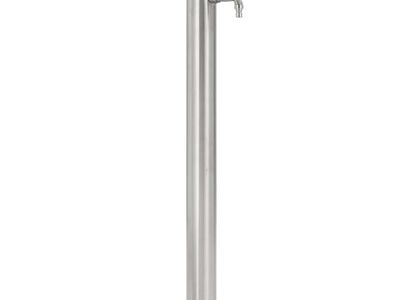 vidaXL veekraan aeda, roostevaba teras, ümar, 95 cm