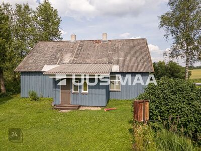 Müüa korralik palkmaja koos abihoonete ja suure kinnistuga Kädva külas, Türi vallas, Järva maa
