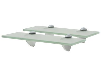 vidaXL seinariiulid 2 tk klaasist 30 x 10 cm 8 mm