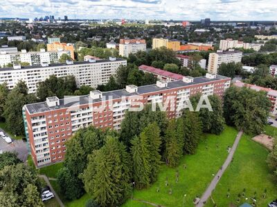 Valgusküllane kodu roheliste vaadetega.