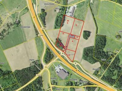 Suured ärikinnistud Tartu mnt ääres