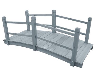 vidaXL aiasild, hall, 140 x 60 x 56 cm, nulupuit