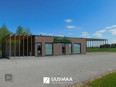 Pizzarestoran ja autopesula elava liiklusega maantee ääres!