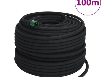 vidaXL aia kastmisvoolik, must, 0,6