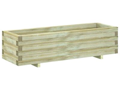 vidaXL taimelava, 120 x 40 x 30 cm, puit, kandiline
