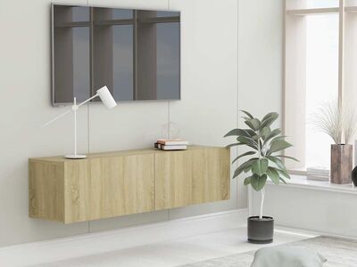 vidaXL telerikapp, Sonoma tamm, 120x30x30 cm, tehispuit