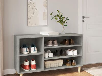 vidaXL kingakapp, betoonhall, 102 x 36 x 60 cm, tehispuit