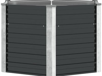 vidaXL aia taimelava antratsiithall 129 x 129 x 77 cm tsingitud teras