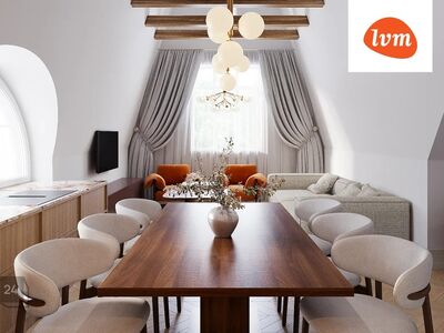 Katusekorruse korter renoveeritud rannarajooni villas.