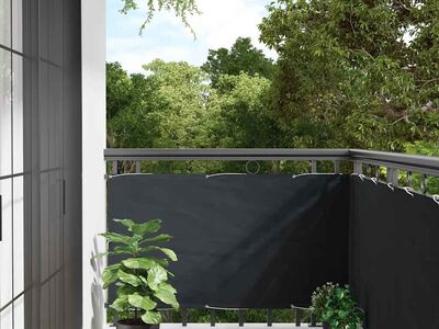 vidaXL rõdusirm, antratsiithall, 75 x 300 cm, oxford-kangas