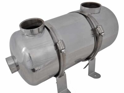 Basseini soojusvaheti 355 x 134 mm 40 kW