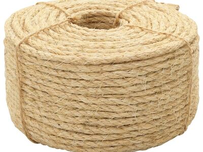 vidaXL köis 100% sisal 6 mm 100 m