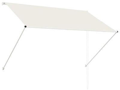 vidaXL sissetõmmatav varikatus, 200 x 150 cm, kreemjasvalge