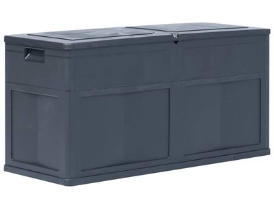 vidaXL aia hoiukast 320 l, must