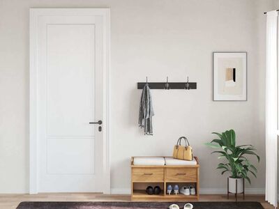 vidaXL vaip, pestav, 80 x 300 cm, antratsiit