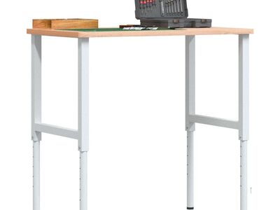 vidaXL reguleeritavad tööpingi raamid 2 tk metall 55x(69–95,5) cm hall