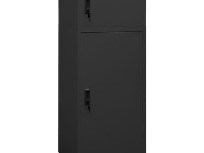 vidaXL sadulakapp, antratsiit, 53x53x140 cm, teras