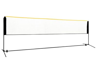 vidaXL reguleeritav sulgpallivõrk, 500x103x94-158 cm, metall