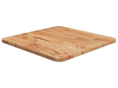 vidaXL kandiline lauaplaat, helepruun, 40x40x1,5 cm, töödeldud tamm