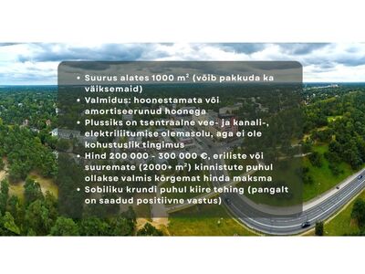 Nõmmel hoonestamata kinnistu ostusoov