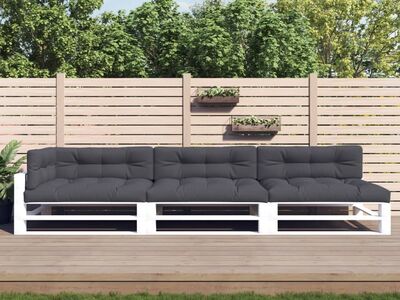 vidaXL euroaluse istmepadjad 7 tk, antratsiithall, kangas