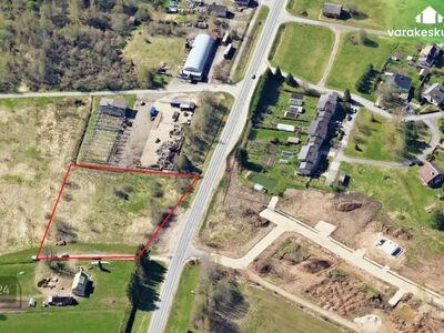 6875 m² suurune kinnistu Tõrva linnas