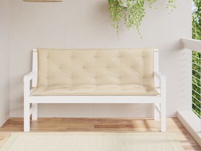 vidaXL aiapingi istmepadjad 2 tk, beež, 150x50x7 cm, oxford-kangas