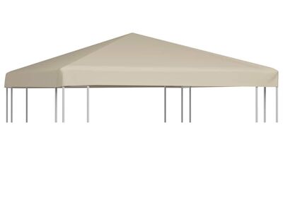 vidaXL varjualuse katus 310 g/m² 3 x 3 m, beež