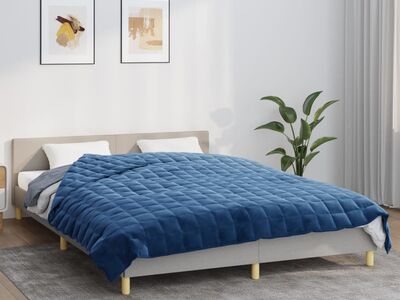 vidaXL raskustekk sinine 200x220 cm 9 kg kangas