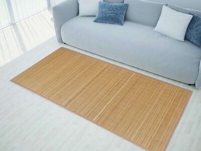 vidaXL bambusvaip 100 x 160 cm, pruun