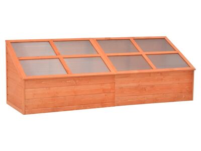 vidaXL kasvuhoone puidust 180x57x62 cm