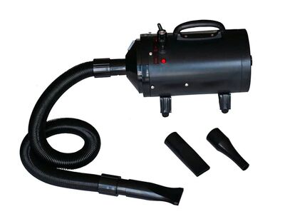 vidaXL koeraföön 3 otsakuga, must 2400 W