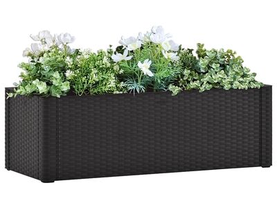 vidaXL taimelava isekastmise süsteemiga, antratsiit 100 x 43 x 33 cm