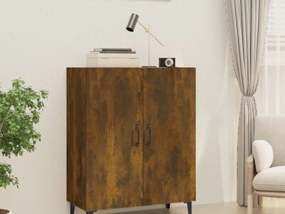 vidaXL puhvetkapp, suitsutatud tamm, 70x34x90 cm, tehispuit