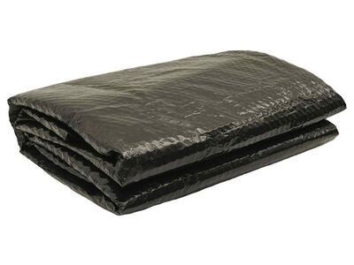 vidaXL basseinikate, must, 488 cm, PE