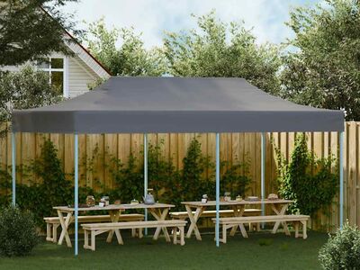 vidaXL kokkupandav pop-up peotelk, 3 x 6 m antratsiithall