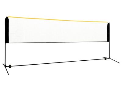 vidaXL reguleeritav sulgpallivõrk, 400x103x94-158 cm, metall
