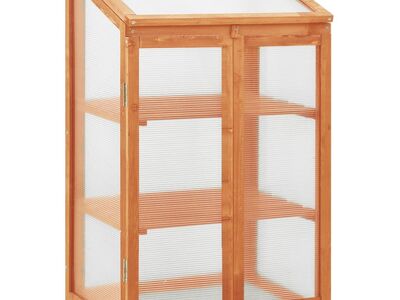 vidaXL kasvuhoone 60 x 45 x 100 cm, nulupuit