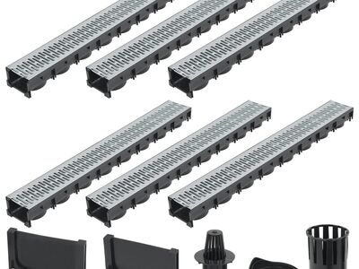 vidaXL äravooluavad 6 tk, tsingitud teras, 6 m