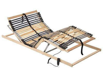vidaXL elektriline voodi aluspõhi, 42 liistu, 7 piirkonda, 90 x 200 cm
