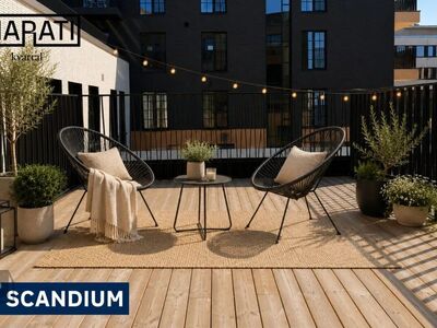 Täielikult sisustatud kodu suure terrassiga!